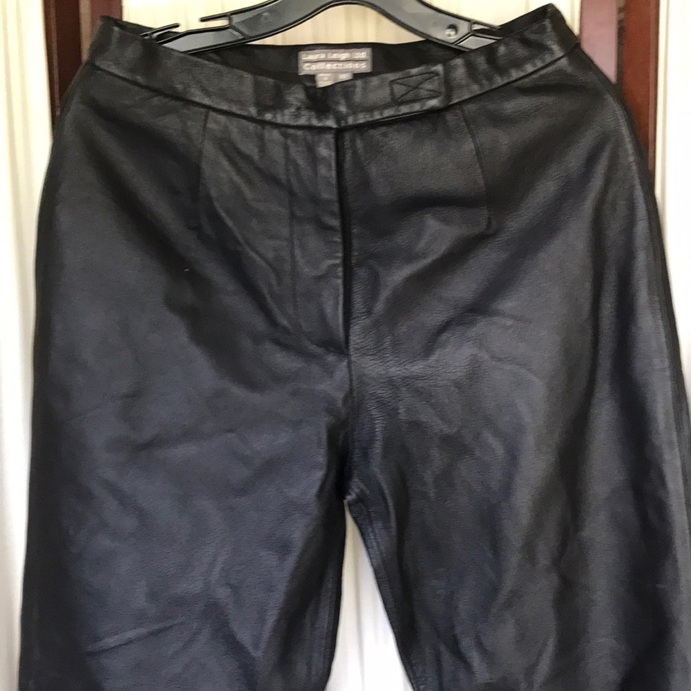 VTG Laura Leigh Genuine Leather pants Sz 10